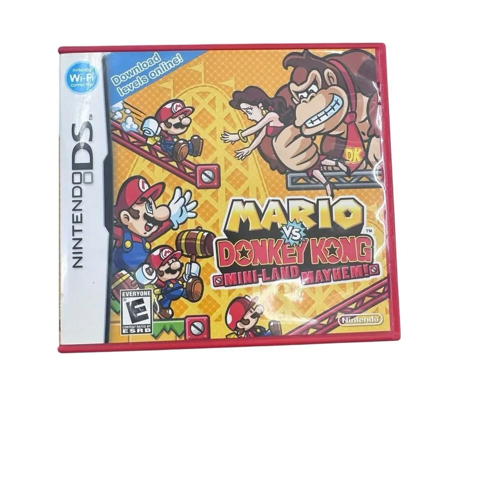 Mario vs. Donkey Kong Mini-Land Mayhem (Nintendo DS)- Complete - Fast Shipping